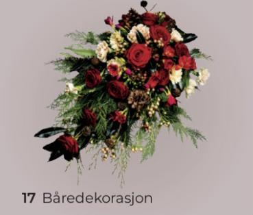 Høstfargede blomster i dekorasjon